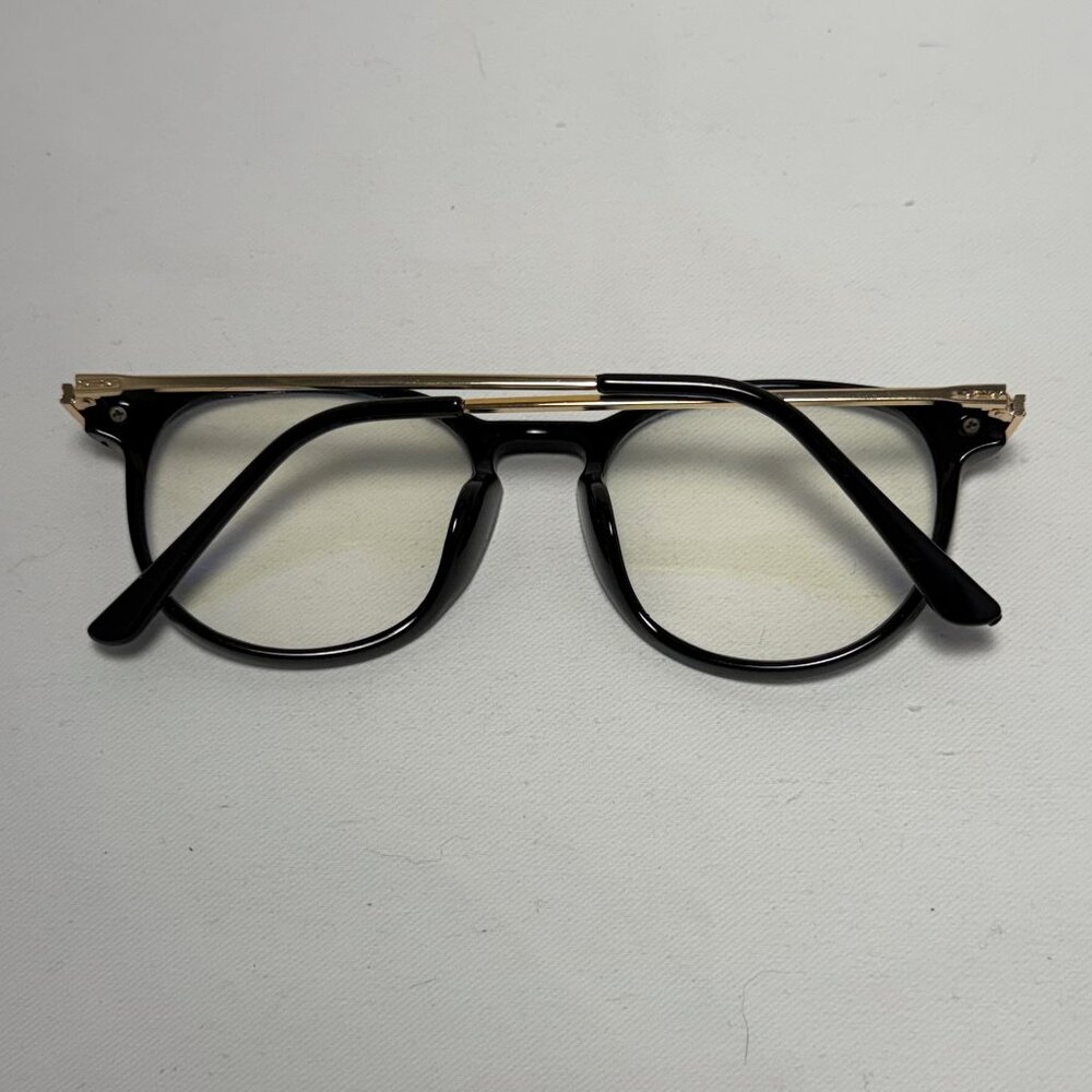 Round Black Eyeglasses - Frames Only - image 8